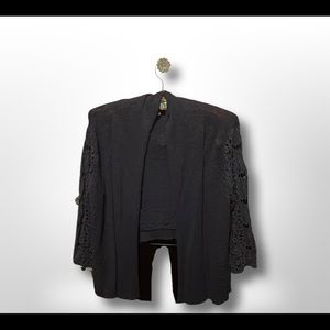 Anthropologie crochet shrug